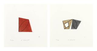 Robert Mangold - Portfolio, Simmelink Sukimoto, Los Angeles, 1989