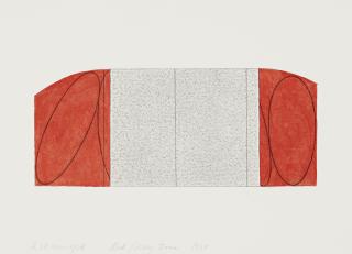 Robert Mangold - Red/Grey Zone 