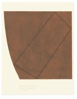 Robert Mangold - Study Attic Series XVI