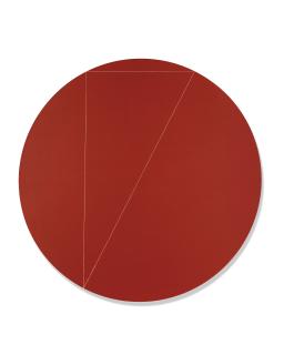 Robert Mangold - Triangle within a Circle