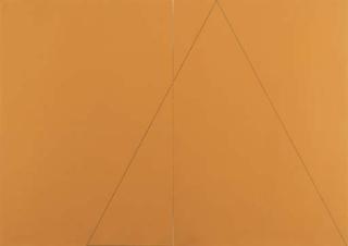 Robert Mangold - Triangle within Two Rectangles #5