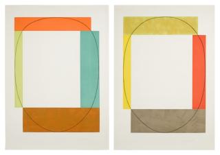 Robert Mangold - Two Aquatints (Frames) (set of 2)