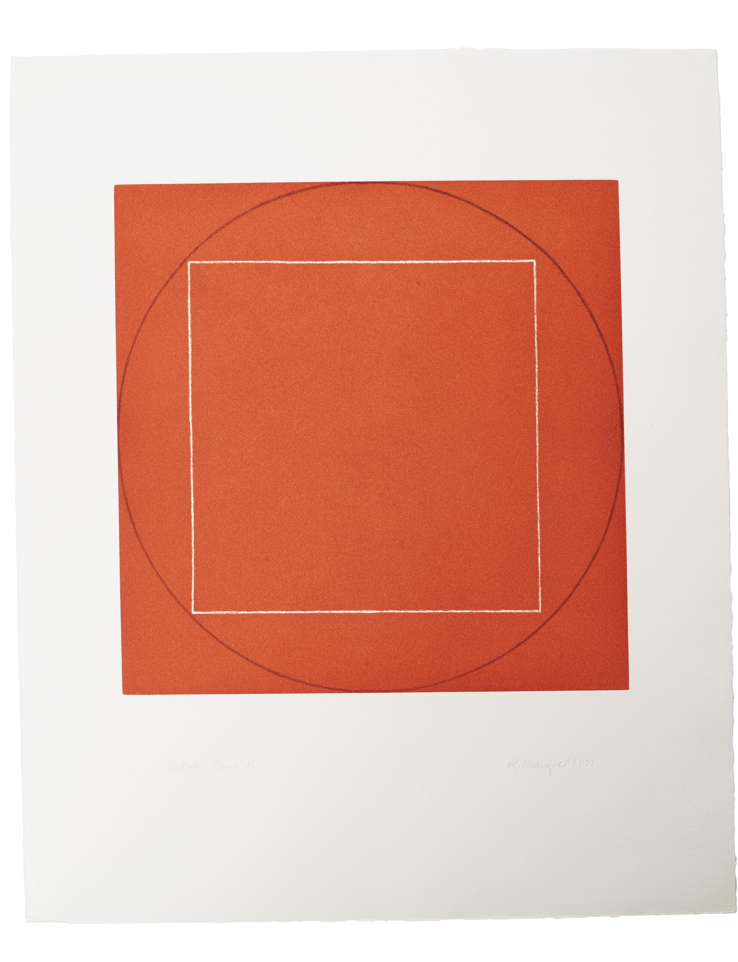 Robert Mangold - Untitled, from Seven Aquatints