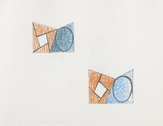 Robert Mangold - Untitled (Sketch)