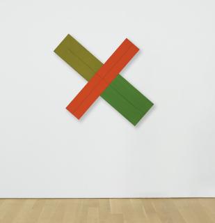 Robert Mangold - X Within X (red-green)
