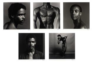 Robert Mapplethorpe - Alistair Butler, NYC 1980, Phillip Prioleau, NYC 1980, Phillip Prioleau, NYC 1979, George Bradshaw, NYC 1980, Untitled, 1979