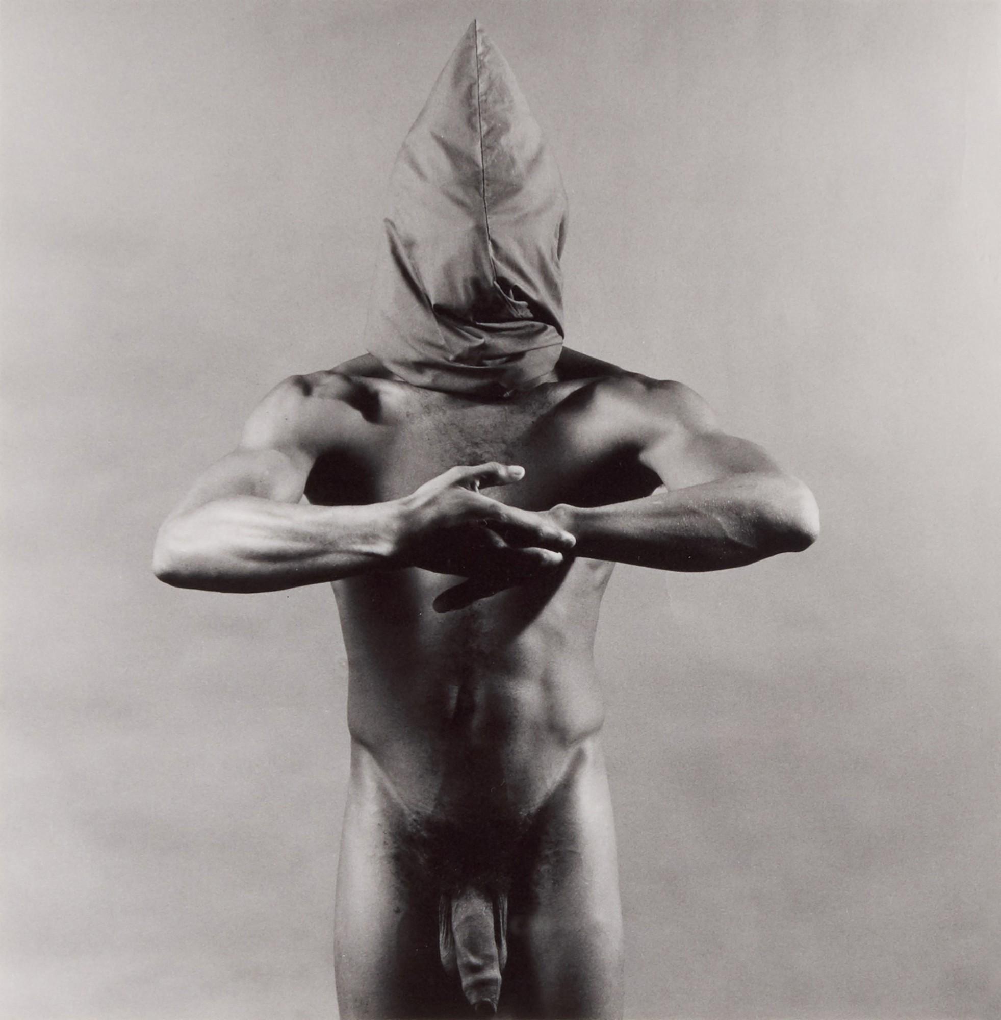Robert Mapplethorpe - \'Hooded Man\' (from portfolio Z), 1980