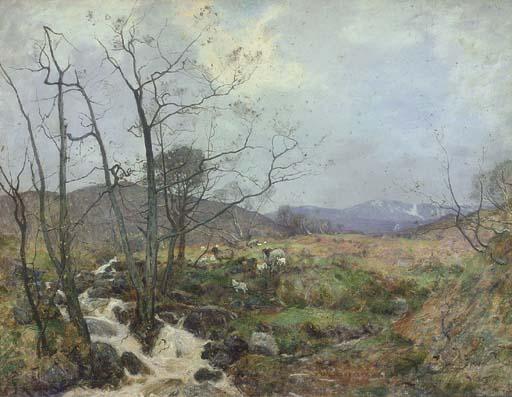 Robert Mcgown Coventry, A.R.S.A., R.S.W. - Goat Fell, The Last of The Snows