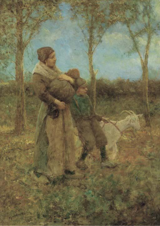Robert Mcgregor, R.S.A. - Homewards at the close of day