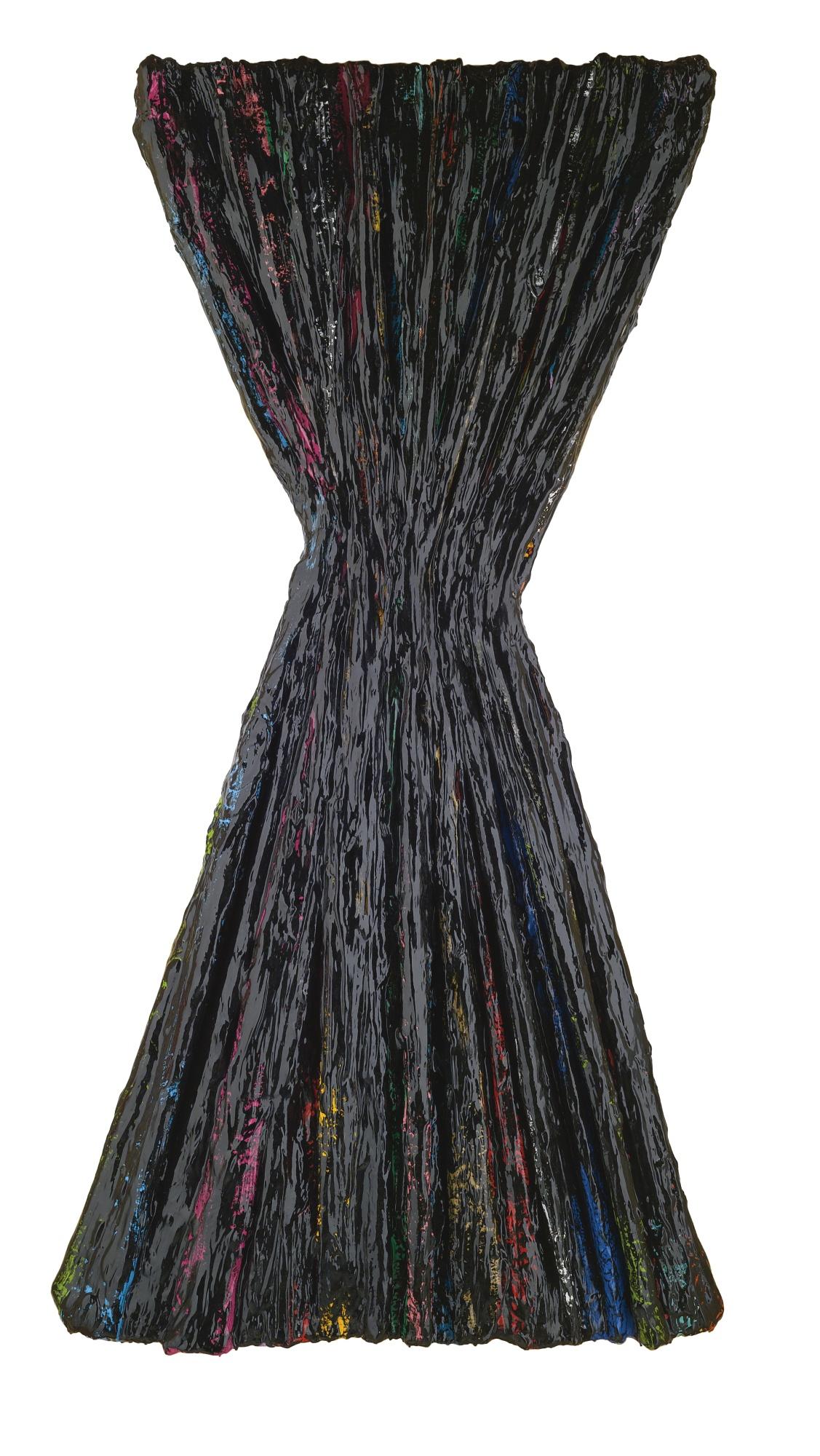 Robert Melee - Untitled (Black Bent Curtain)