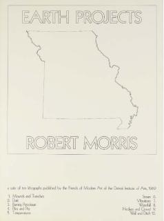 Robert Morris - Earth Projects, Detroit, Friends of Modern Art of the Detroit Institute of Arts, 1969