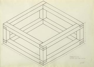 Robert Morris - Untitled (Drawing for Timber Piece)