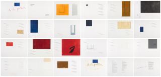 Robert Motherwell - A la Pintura (Belknap 82-102; Walker Art Center 111-131)