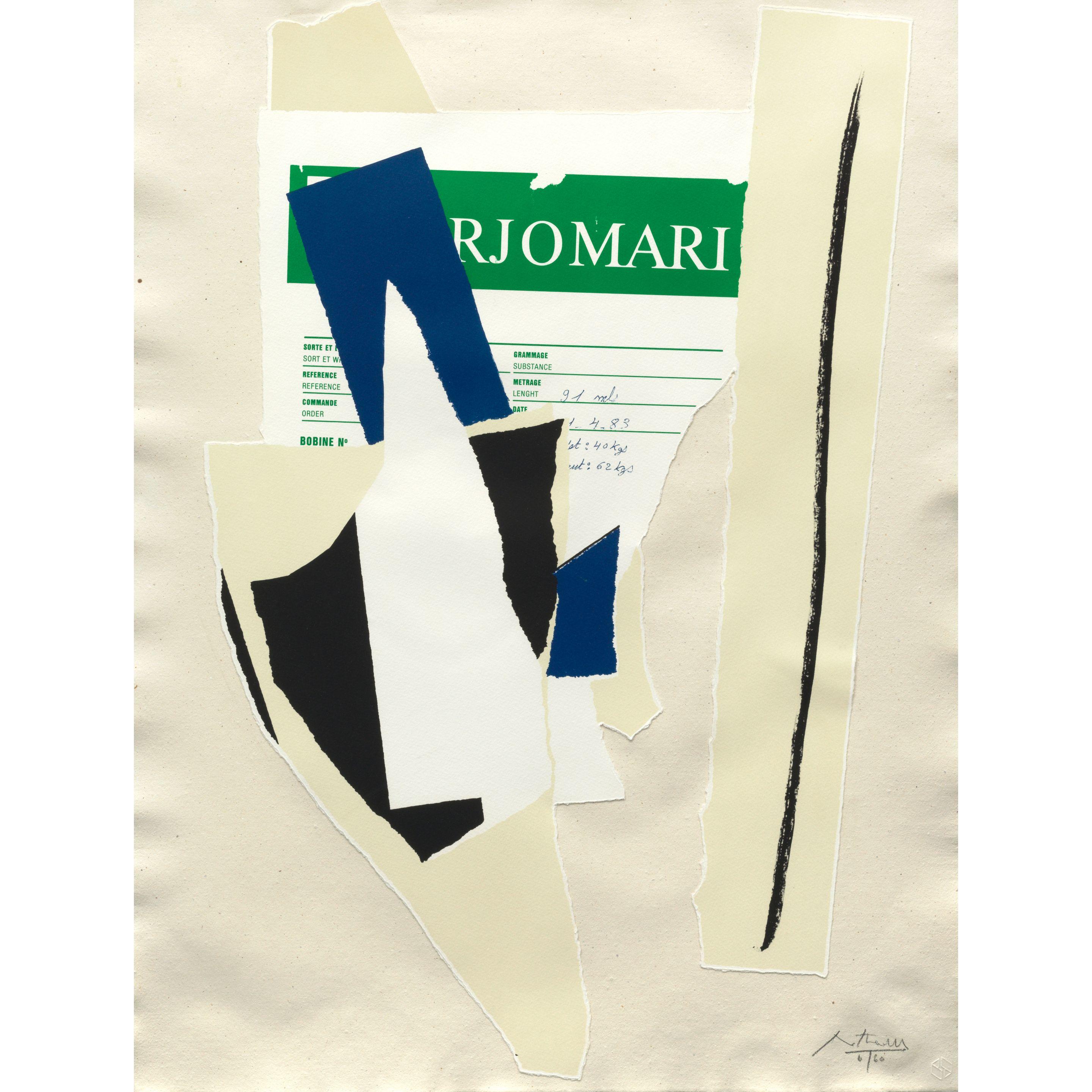 Robert Motherwell - America - La France Variations IX