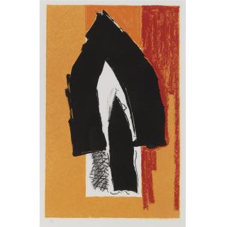 Robert Motherwell - Black Cathedral (W.A.C. 522)