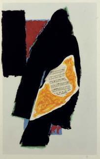 Robert Motherwell - Black for Mozart (E. & B. 521)