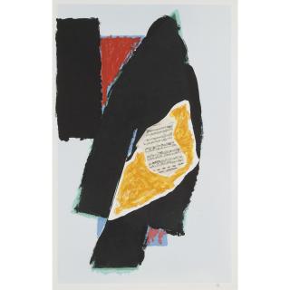 Robert Motherwell - Black For Mozart (W.A.C. 521)