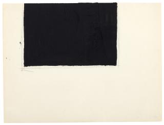 Robert Motherwell - Black on White #5