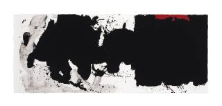 Robert Motherwell - Black With No Way Out, From El Negro (B. 285; E. & B. 313; Tyler 434)