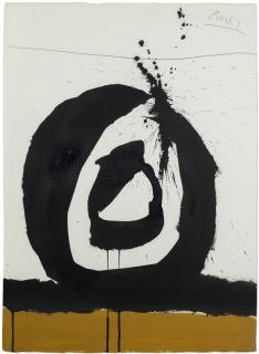 Robert Motherwell - Black with Ochre