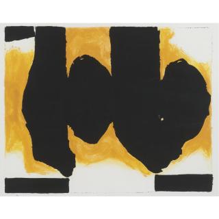Robert Motherwell - Burning Elegy (W.A.C. 520)