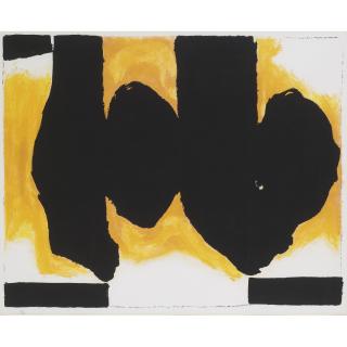 Robert Motherwell - Burning Elegy (W.A.C. 520)