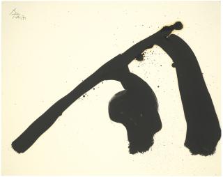 Robert Motherwell - Drunk With Turpentine No. 27