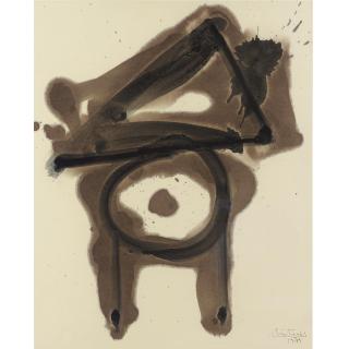 Robert Motherwell - Drunk With Turpentine No. 46