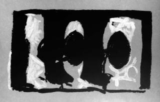 Robert Motherwell - Elegy Study I (Belknap 425)