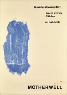 Robert Motherwell - Galerie Im Erker Exhibition Poster