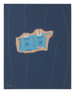 Robert Motherwell - Gauloises On Grey #26