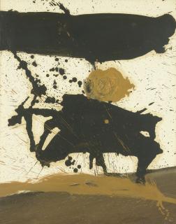 Robert Motherwell - In Black, with Yellow Ochre