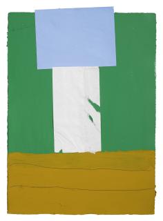 Robert Motherwell - In Green, With Ultramarine And Ochre