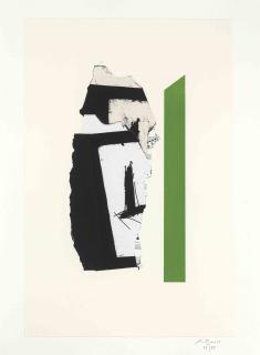 Robert Motherwell - In White with Green Stripe (E. & B. 378; B. 346)