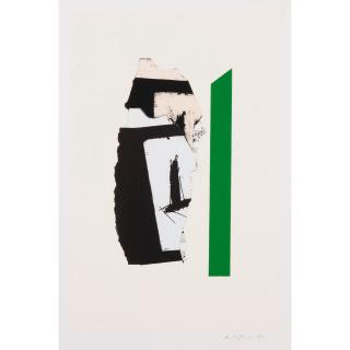 Robert Motherwell - In White with Green Stripe
