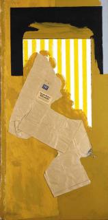 Robert Motherwell - Nicht Werfen with Yellow Stripes