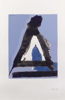 Robert Motherwell - Plate 7, from The Basque Suite (Terenzio & Belknap 56)