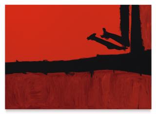 Robert Motherwell - Red, Cut By Black