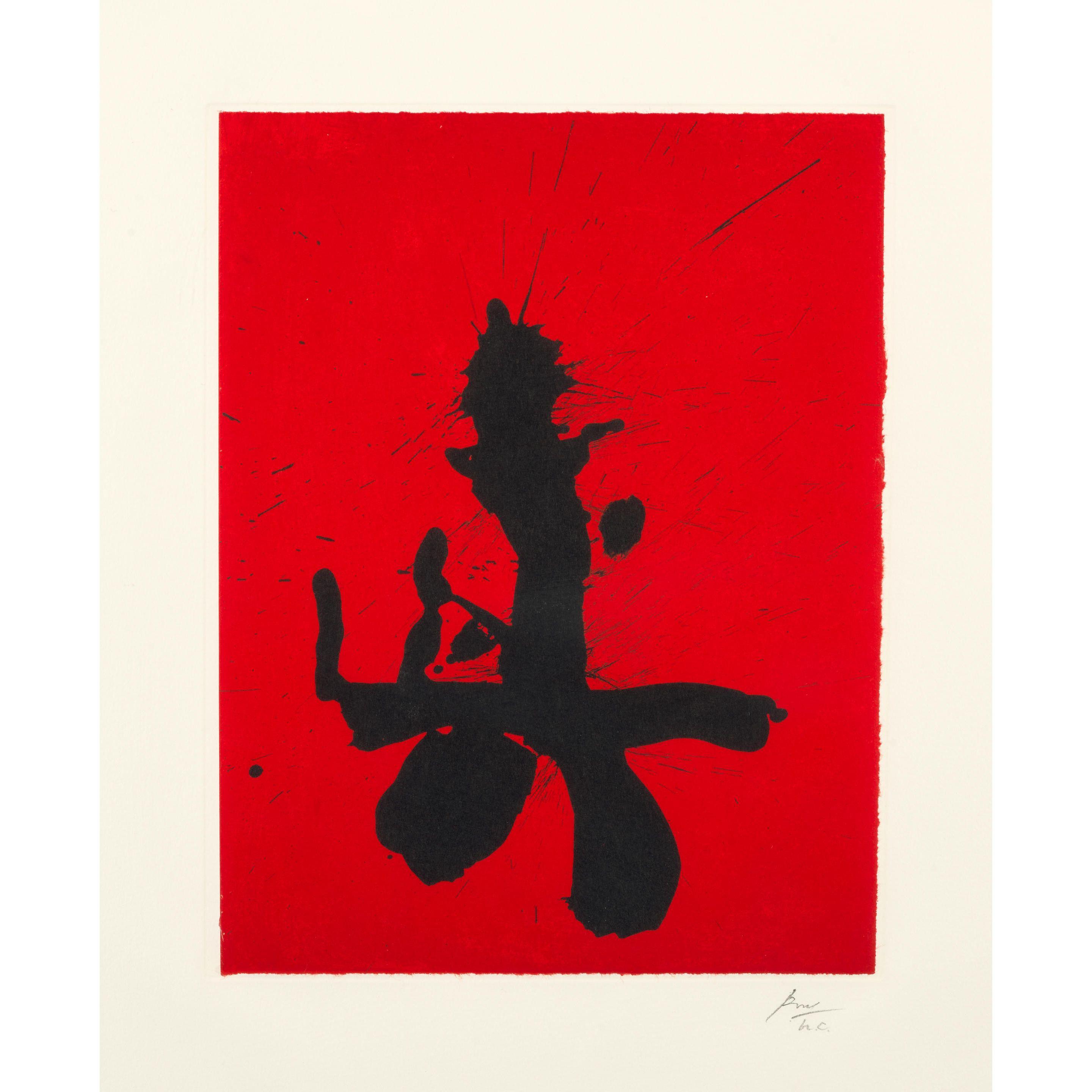 Robert Motherwell - Red Samurai, from Octavio Paz