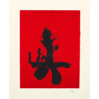 Robert Motherwell - Red Samurai, from Octavio Paz