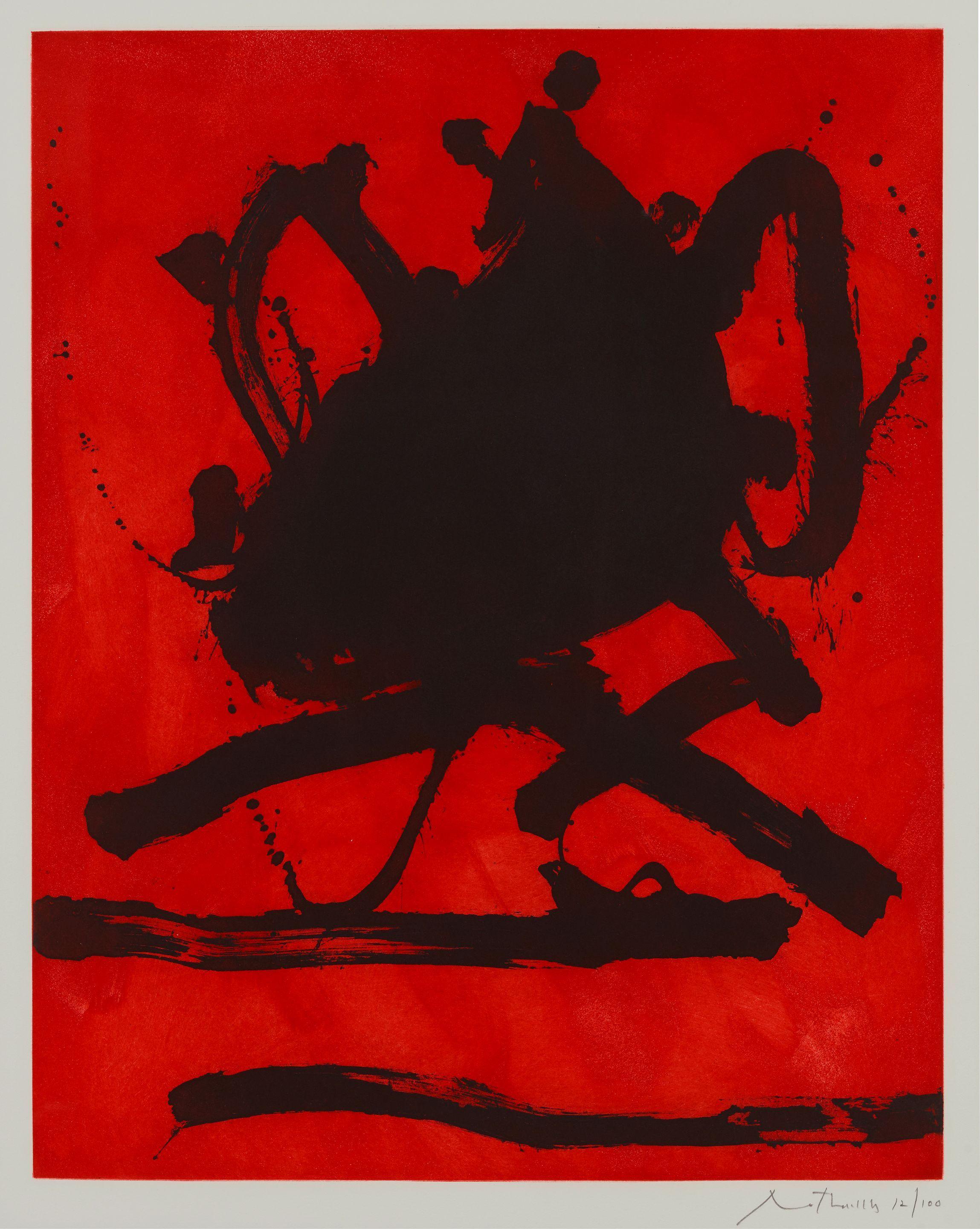 Robert Motherwell - Red Sea II
