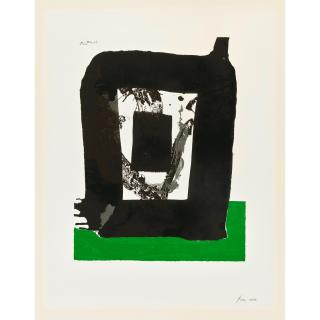 Robert Motherwell - Untitled, Plate 8, from The Basque Suite