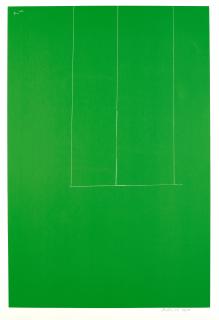 Robert Motherwell - Untitled (Red); Untitled (Green), both from London Series I (2 works)