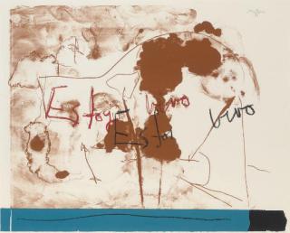 Robert Motherwell - Vivo (Sepia) (Engberg & Banach 365)