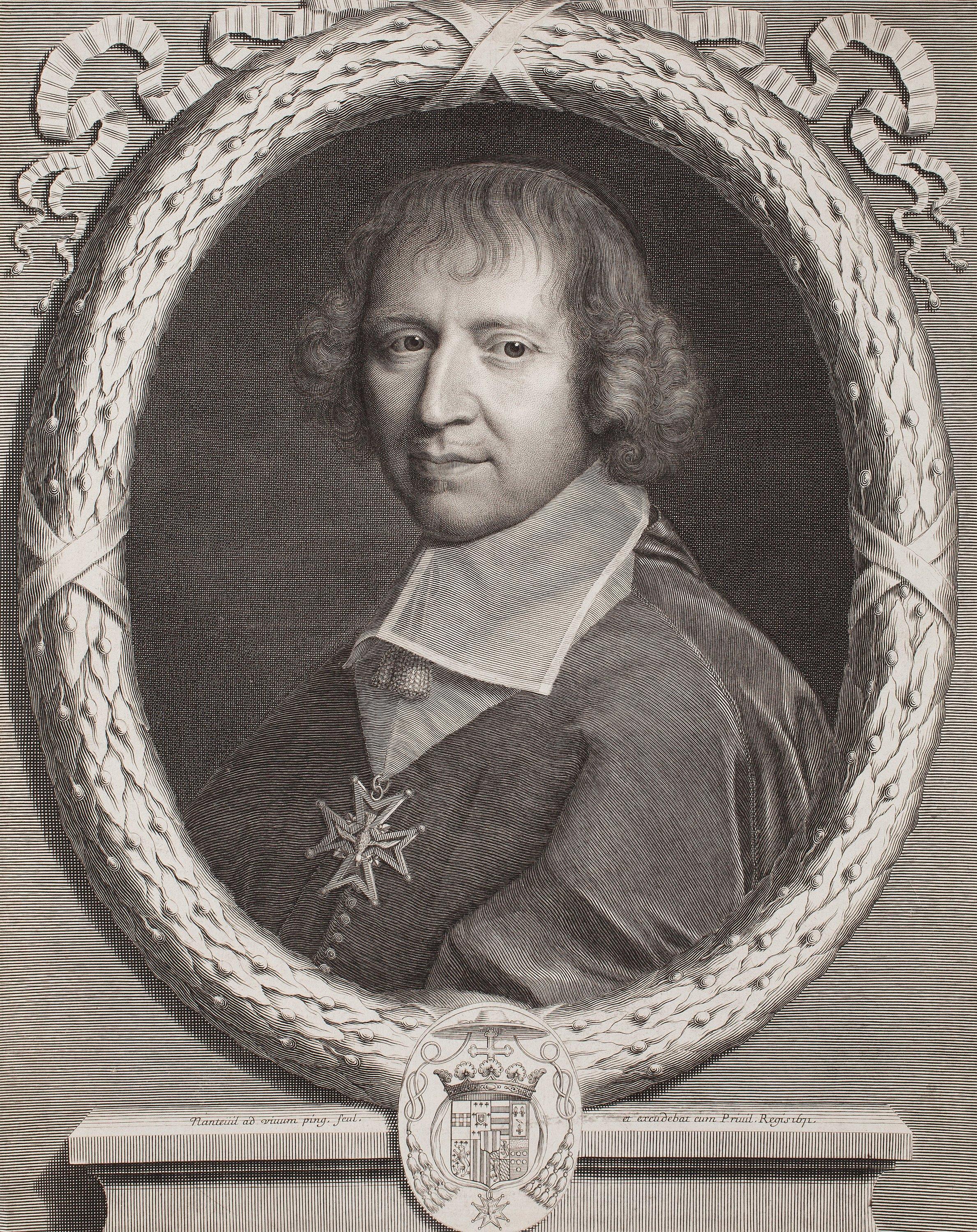 Robert Nanteuil - A collection of 14 engravings. Portraits.