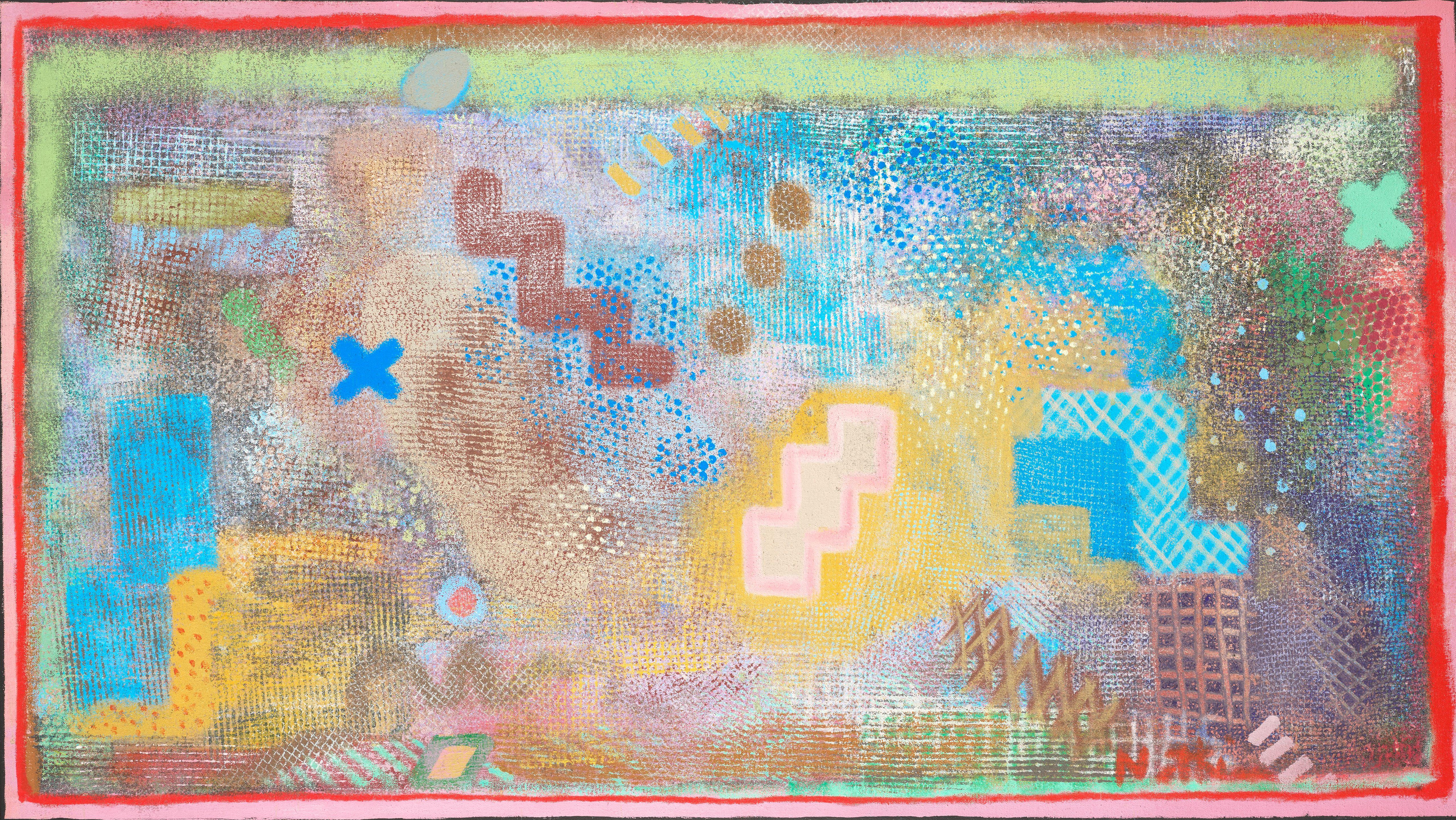 Robert Natkin - Untitled 26 x 46 in. (66.0 x 116.8 cm)