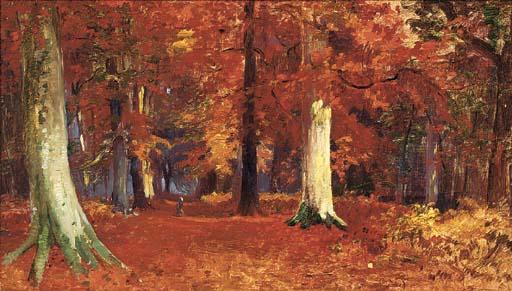 Robert Noble, P.R.S.A. - Beach wood, Autumn