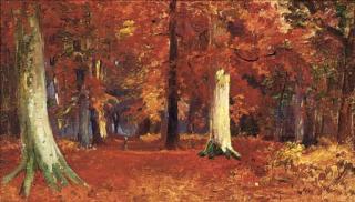 Robert Noble, P.R.S.A. - Beach wood, Autumn