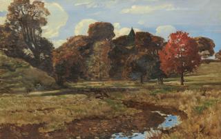 Robert Noble RSA PSSA - Autumn Landscape