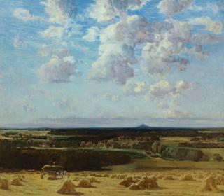 Robert Noble RSA PSSA - Haystacks, East Lothian